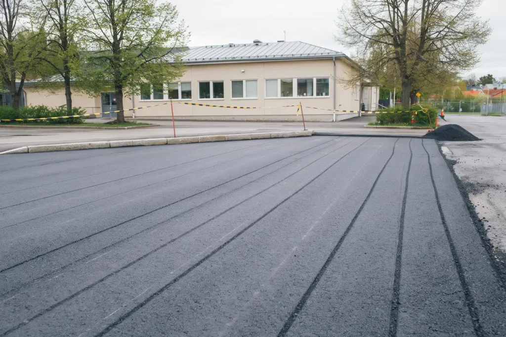 rivning och fr sning av uttj nt asfaltyta p skolg rd i jakobsberg j rf lla